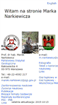 Mobile Screenshot of narkiewicz.eu